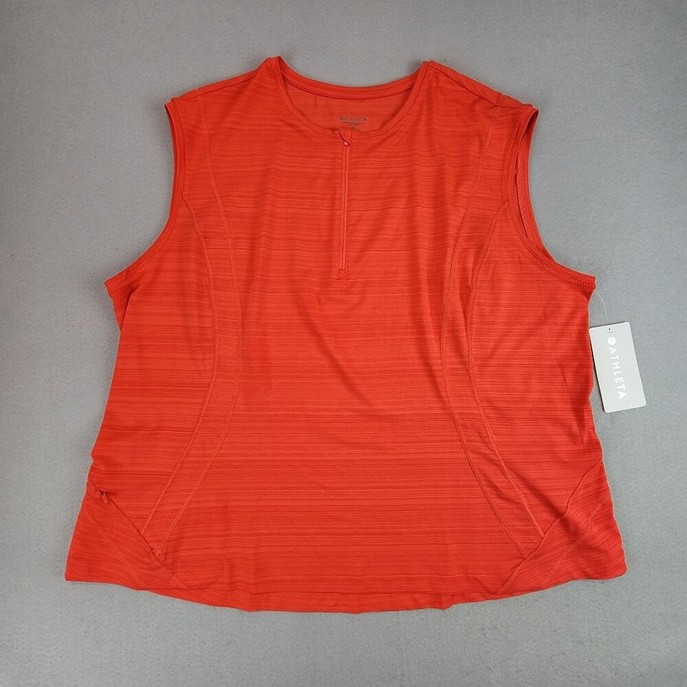 Athleta Pacifica Illume Fitted Tank UPF Sun Protection 50+ Lightweight Fitted 3X
